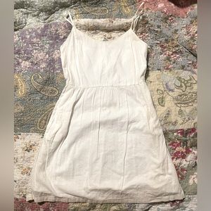 Gap designed and crafted white strap dress